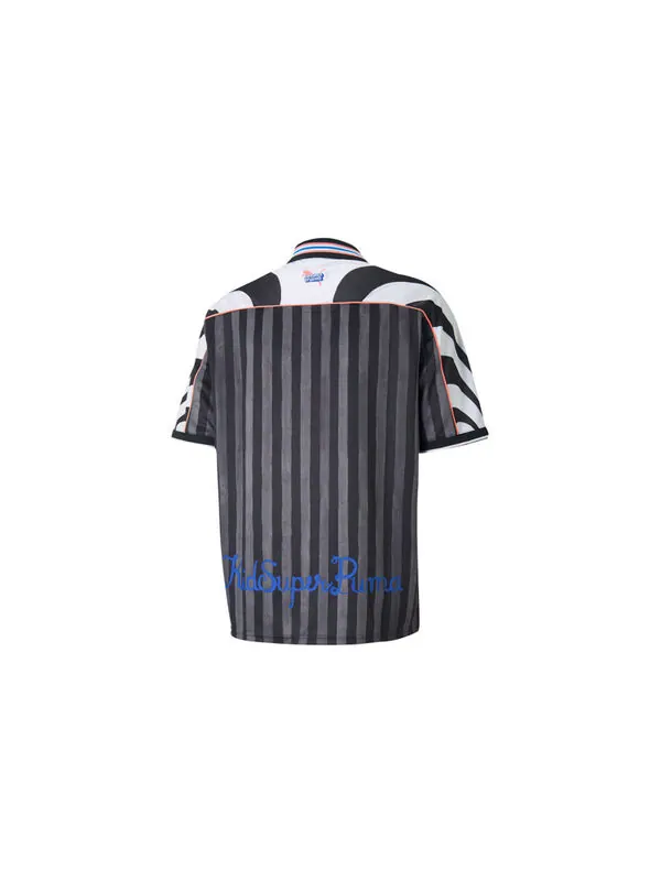 Футболка x ks jersey stripe splicing short sleeve polo black Puma — изображение 2 из 2, черный