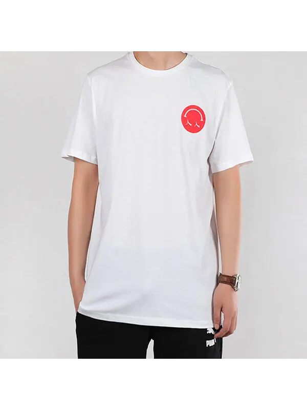 Футболка sports gym round neck short sleeve white Puma — изображение 3 из 4, белый