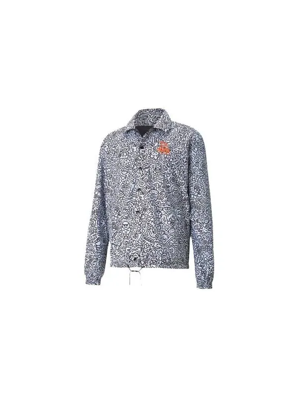 Куртка mr. doodle reversible jacket black Puma — изображение 3 из 4, черный