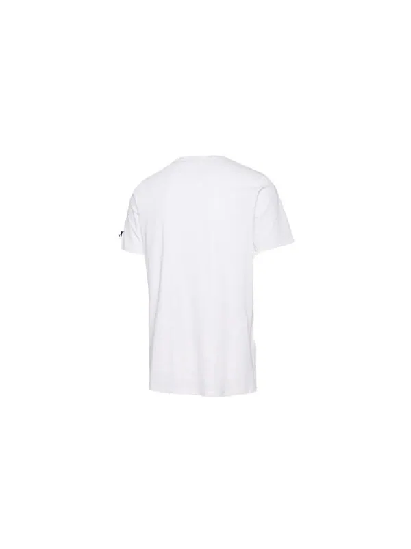 Футболка multi-color logo athleisure casual sports short sleeve white Puma — изображение 2 из 2, белый