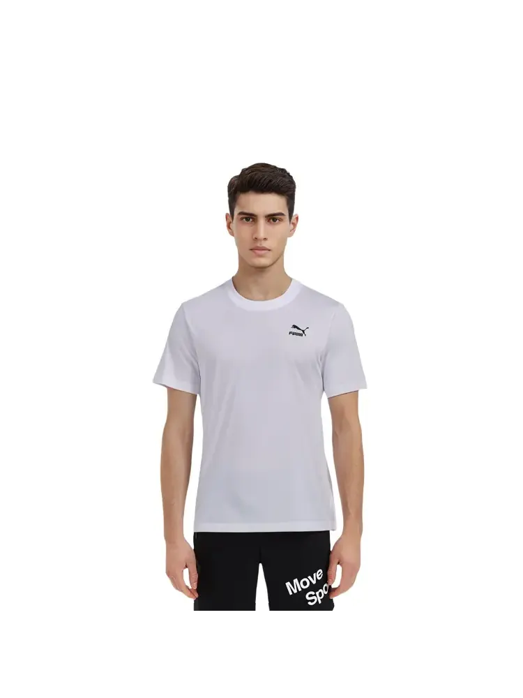 Футболка Puma Set-in Sleeve Men's — изображение 5 из 9, белый