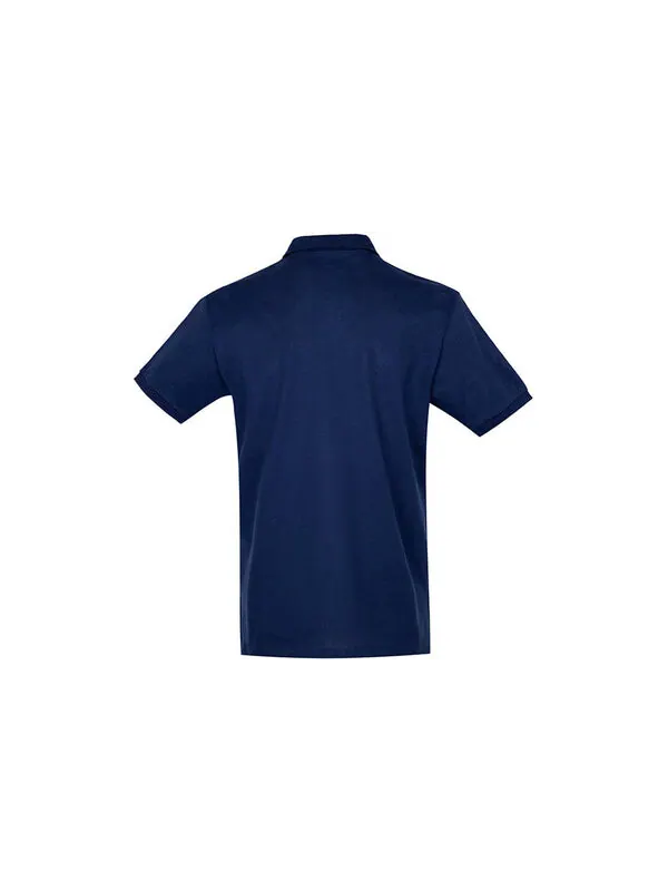 Рубашка поло Gucci logo-embroidered polo shirt 'navy' — изображение 2 из 4, темно-синий