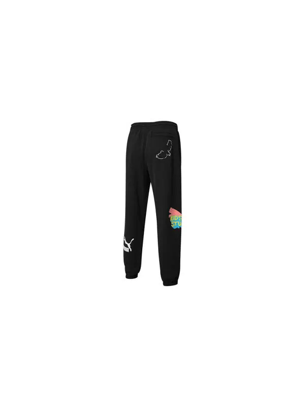 Брюки x kidsuper studios sweatpants 'black' Puma — изображение 2 из 2, черный