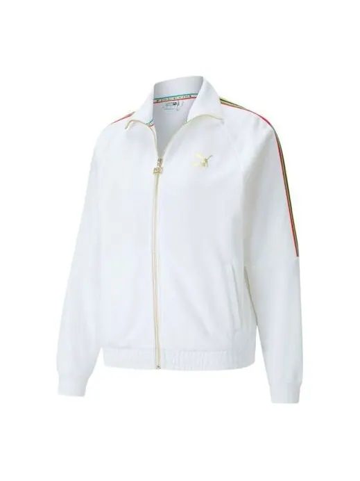 Куртка world resonance series zipper knit jacket white Puma — изображение 1 из 4, белый