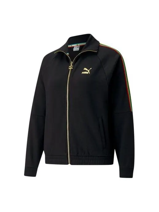 Куртка world resonance series zipper knit jacket black Puma — изображение 1 из 3, черный