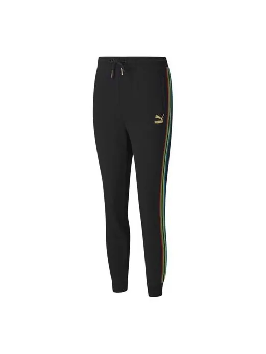 Брюки world resonance series drawstring knitted trousers Puma — изображение 1 из 4, черный