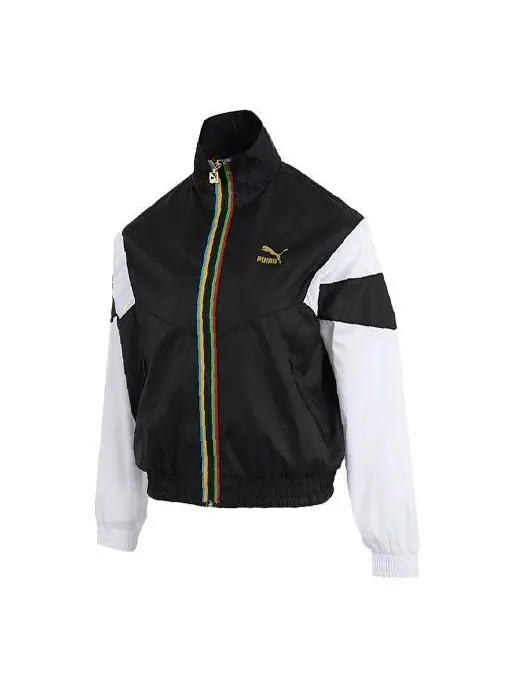 Куртка woven thin and light sports jacket black Puma — изображение 1 из 3, черный