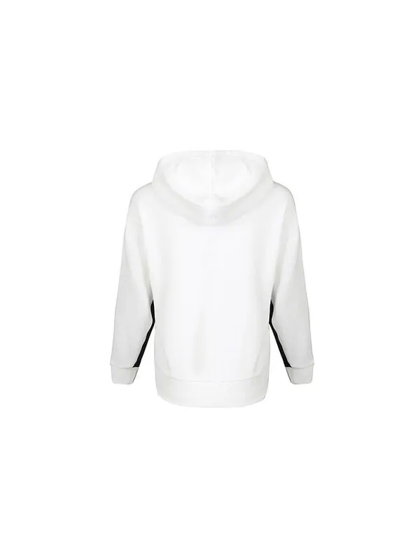 Толстовка classics logo hoodie 'white black' Puma — изображение 2 из 4, белый/черный