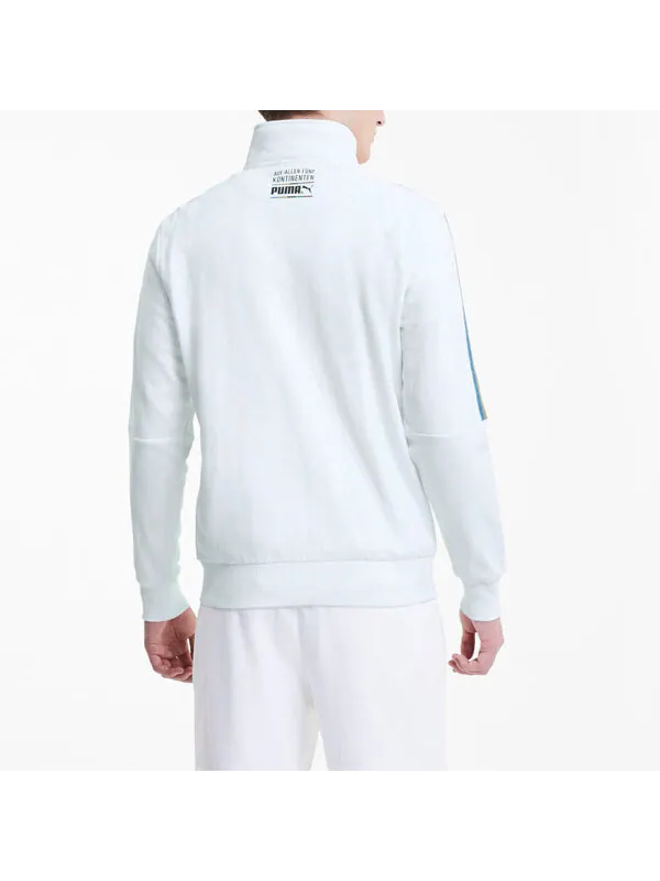 Куртка tfs unity zipper knit jacket white Puma — изображение 4 из 4, белый