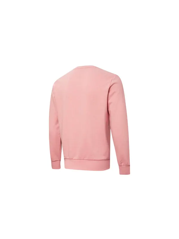 Толстовка casual sports round neck pullover pink Puma — изображение 2 из 4, розовый