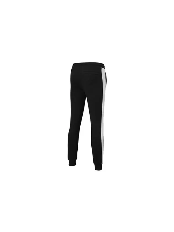Брюки iconic t7 track pants 'black' Puma — изображение 2 из 4, черный/белый