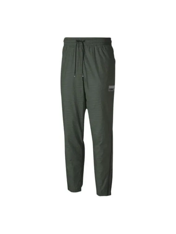 Брюки avenir woven pants 'olive green' Puma — 1