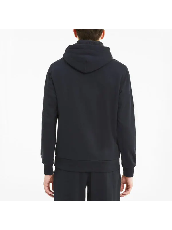 Толстовка tfs winterized pullover hoodie 'black' Puma — изображение 4 из 4, черный/синий