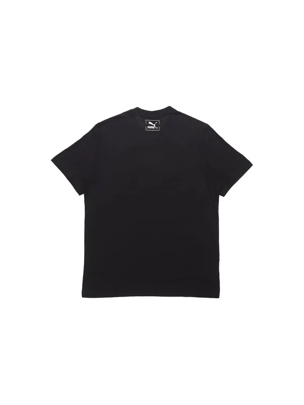 Футболка running training gym short sleeve black Puma — изображение 2 из 4, черный
