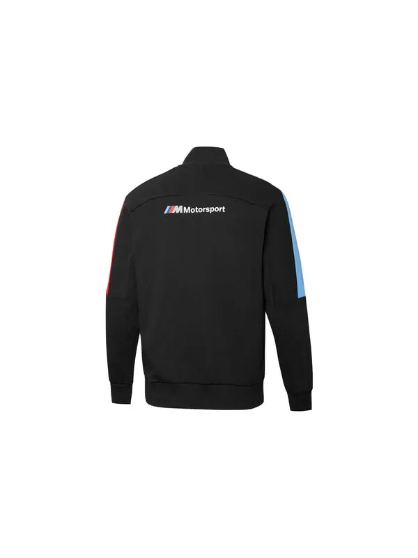 Куртка bmw motorsport t7 sweat jacket 'black' Puma — изображение 2 из 2, черный/синий/красный