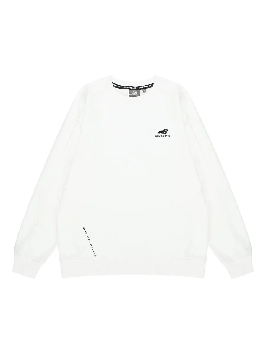 Свитер New Balance Crew Neck Logo Sweatshirt 'White'