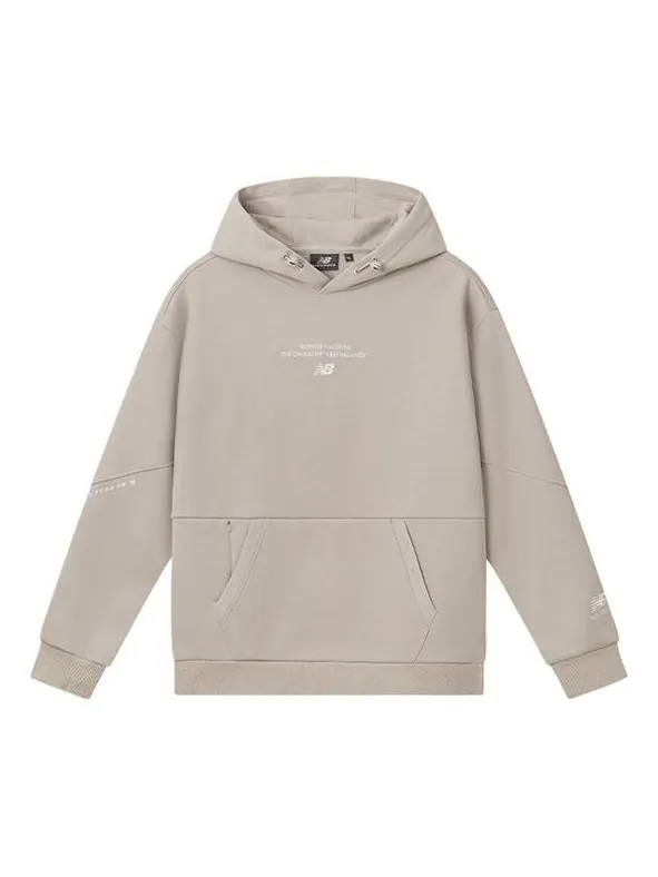 Худи New Balance Lifestyle Hoodie 'Beige' — изображение 1 из 2, бежевый