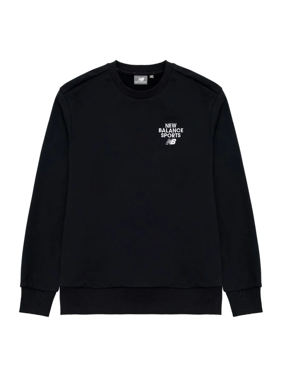 Свитер New Balance Sportswear Sweatshirt 'Black'
