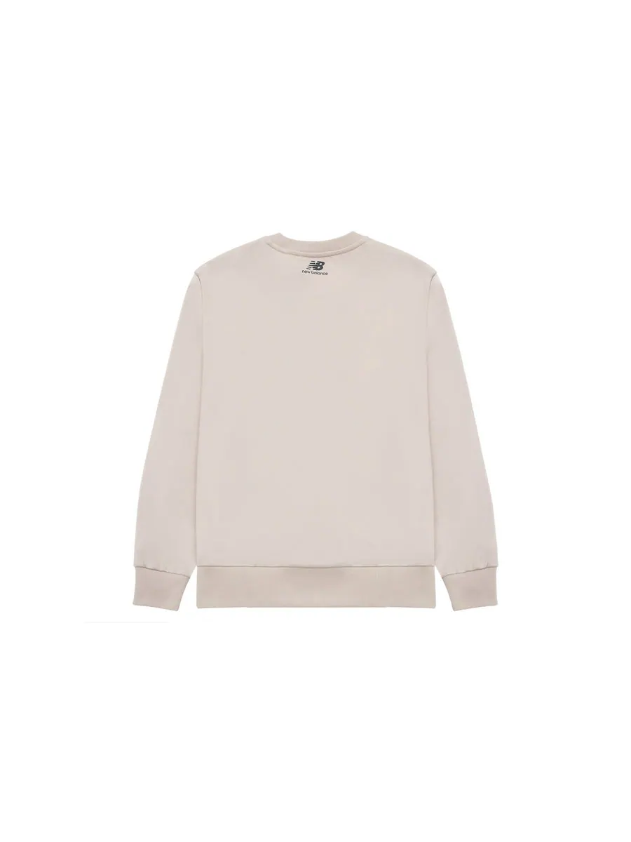 Куртка New Balance Sportswear Sweatshirt 'Beige' — изображение 2 из 2, бежевый