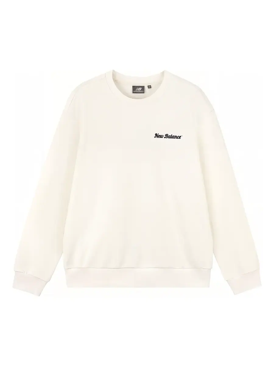 Свитер New Balance Lifestyle Pullover 'White Black'