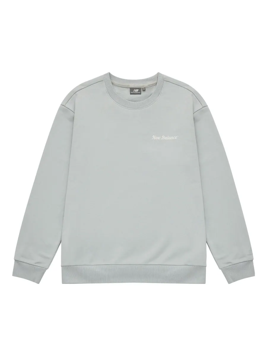 Свитер New Balance Logo Sweatshirt 'Grey'
