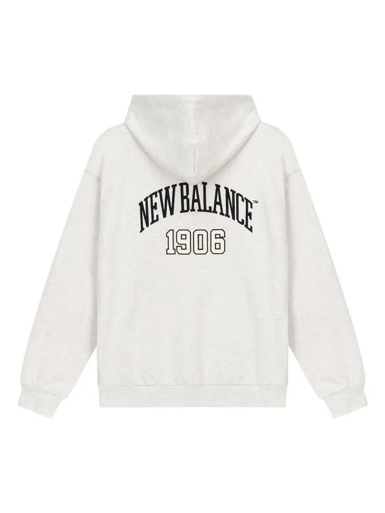 Худи New Balance Varsity Fleece Hoodie 'White' — изображение 1 из 1, белый