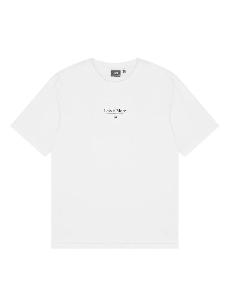 Футболка New Balance Less is More Casual Tee 'White' — изображение 1 из 2, белый