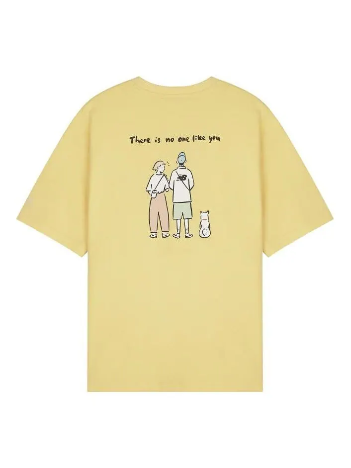 Футболка New Balance x PK Graphic Tee 'Yellow' — изображение 1 из 2, желтый