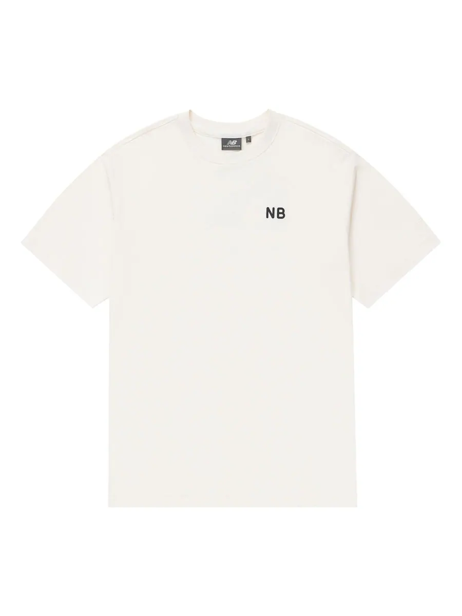 Футболка New Balance x SEIJI ANDY Back Graphic Tee 'White Black' — изображение 1 из 2, белый