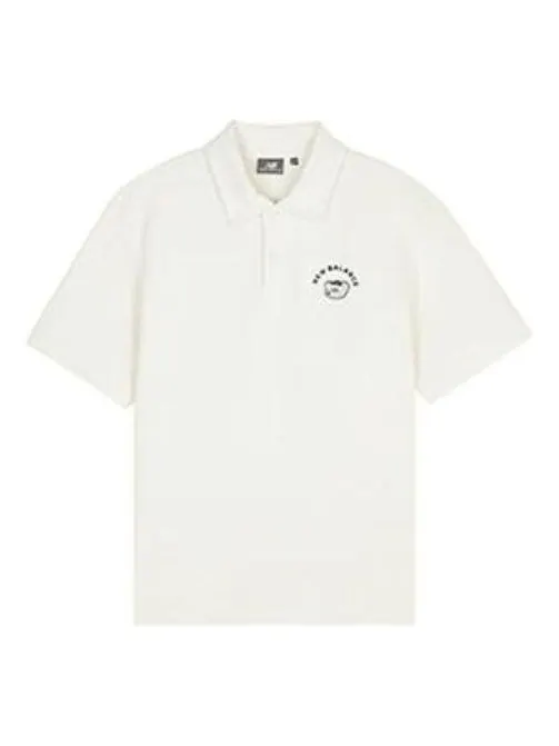 Футболка New Balance x SEIJI ANDY Graphic Polo Tee 'White' — изображение 1 из 2, белый