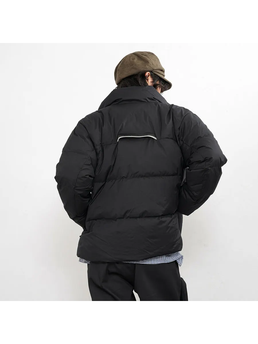 Куртка New Balance Short Down Jacket 'Black' — изображение 4 из 7, черный