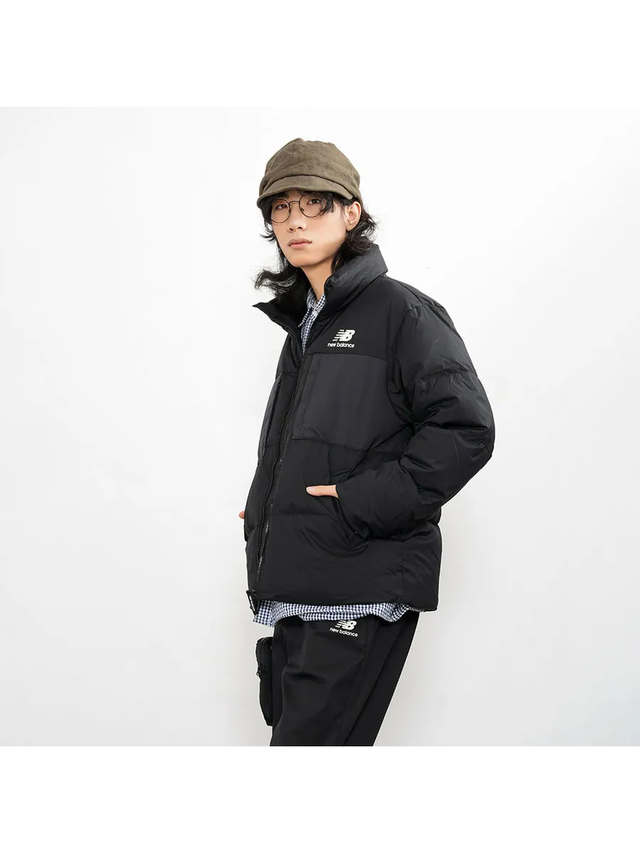 Куртка New Balance Short Down Jacket 'Black' — изображение 5 из 7, черный