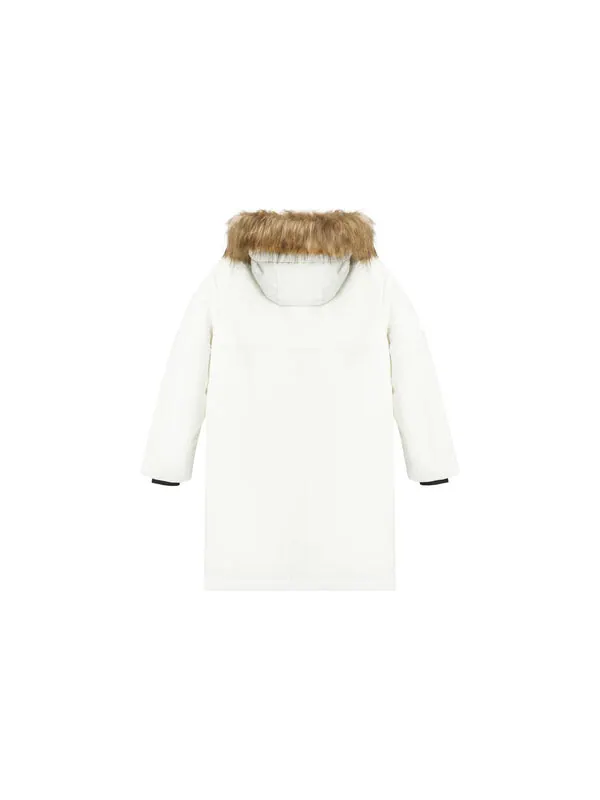 Куртка New Balance Long Puff Down — изображение 2 из 4, белый