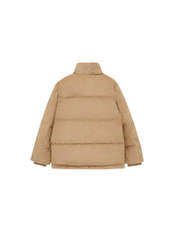 Куртка goose warm down jacket 'tan' New Balance — изображение 2 из 2, бежевый