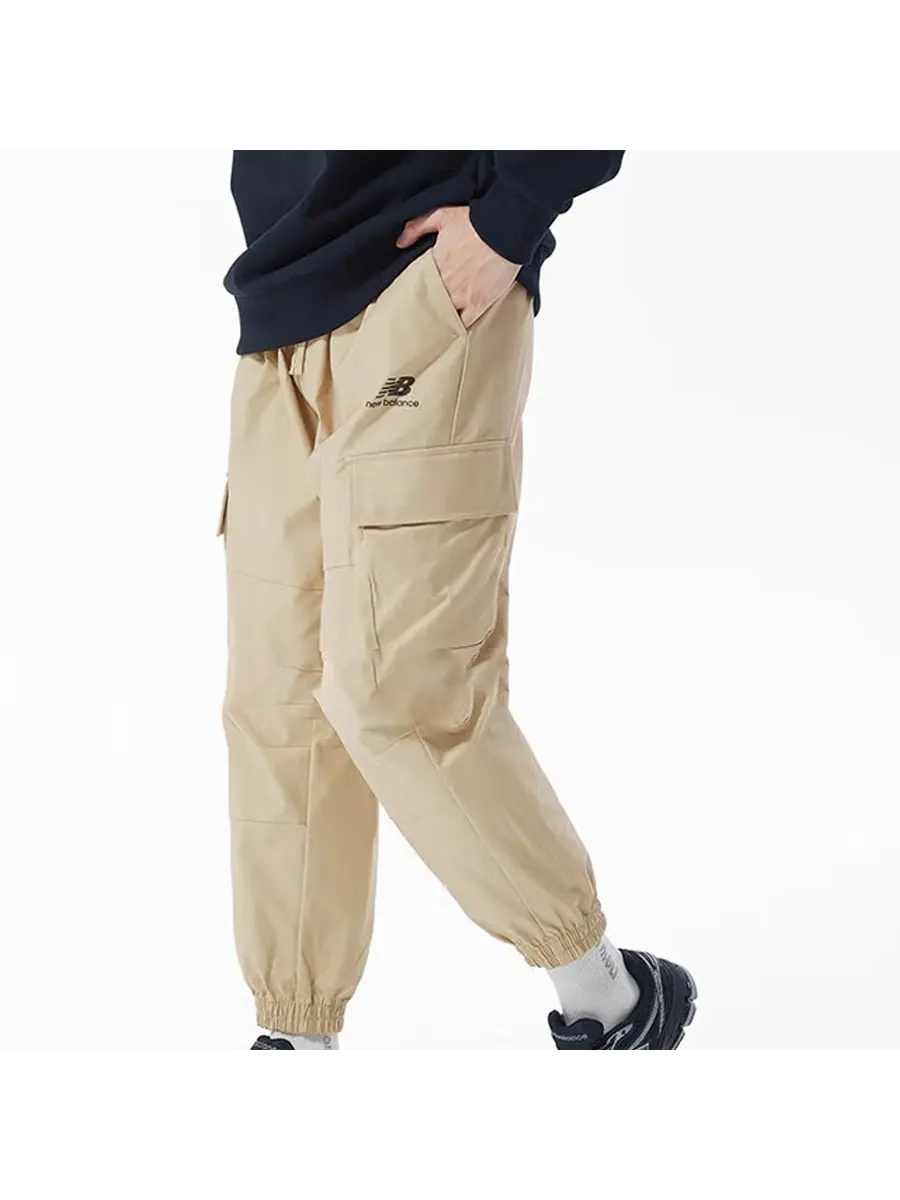 Спортивные брюки New Balance Cargo Pants 'Beige' — изображение 4 из 4, бежевый