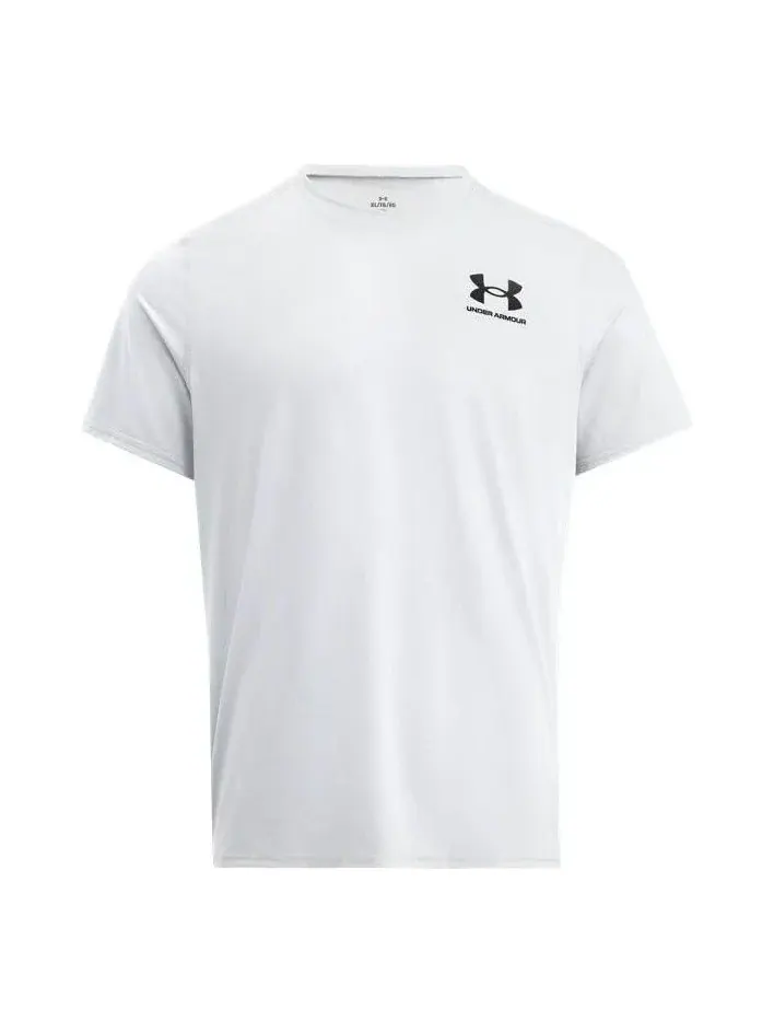 Футболка Under Armour HeatGear Fitted 'Белый-черный' — изображение 1 из 2