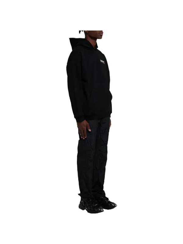 Толстовка political campaign hoodie medium fit 'black' Balenciaga — изображение 4 из 4, черный