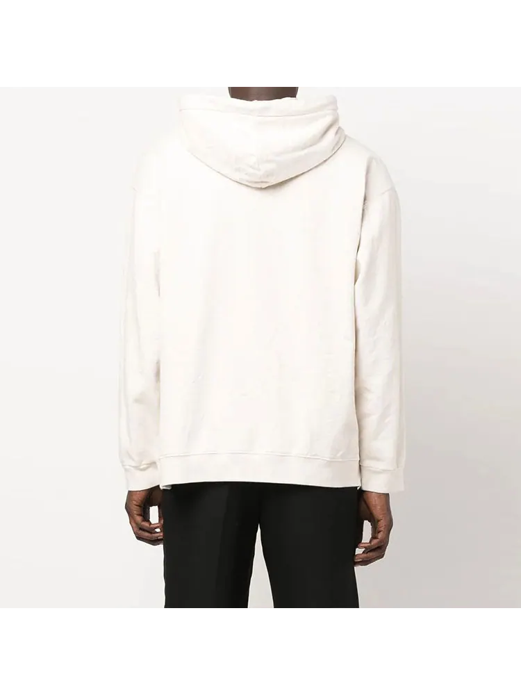 Худи Balenciaga Sporty Oversized Drawstring Hoodie 'White' — изображение 3 из 6, белый