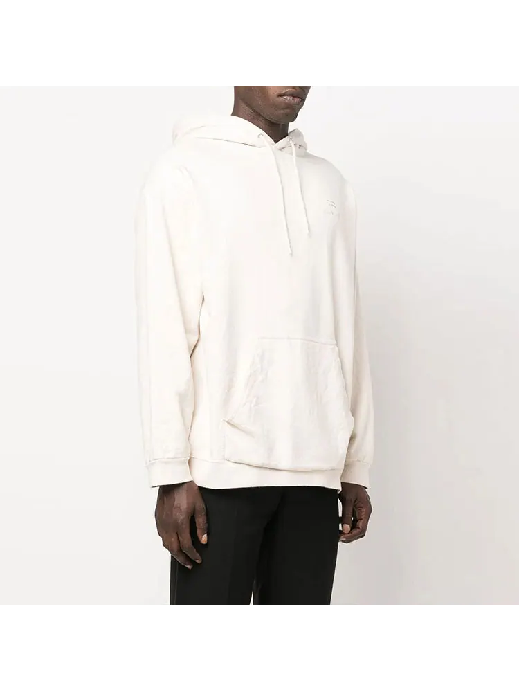 Худи Balenciaga Sporty Oversized Drawstring Hoodie 'White' — изображение 4 из 6, белый