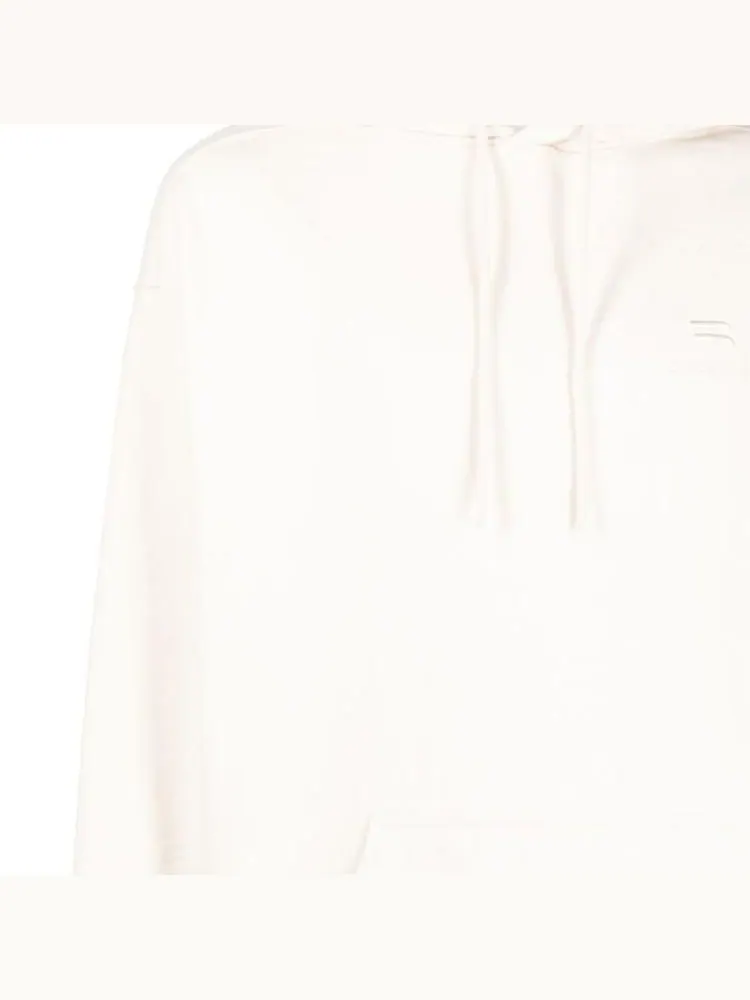 Худи Balenciaga Sporty Oversized Drawstring Hoodie 'White' — изображение 6 из 6, белый