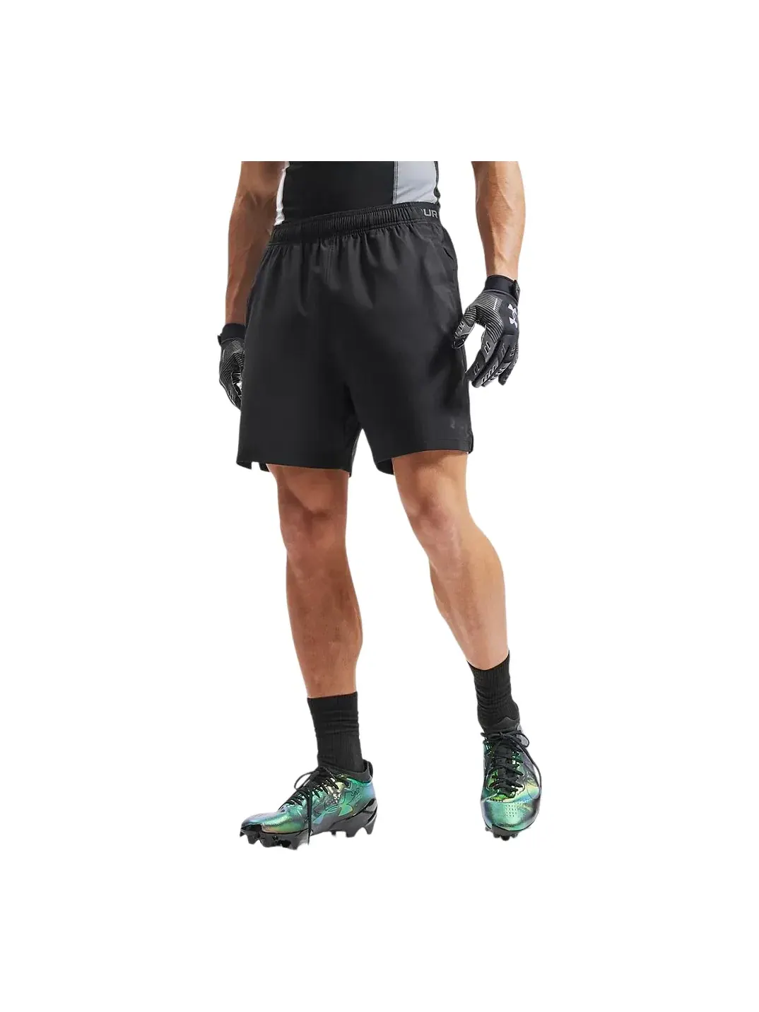 Шорты Under Armour Vanish Woven 2.0 6 дюймов — изображение 1 из 2, черный