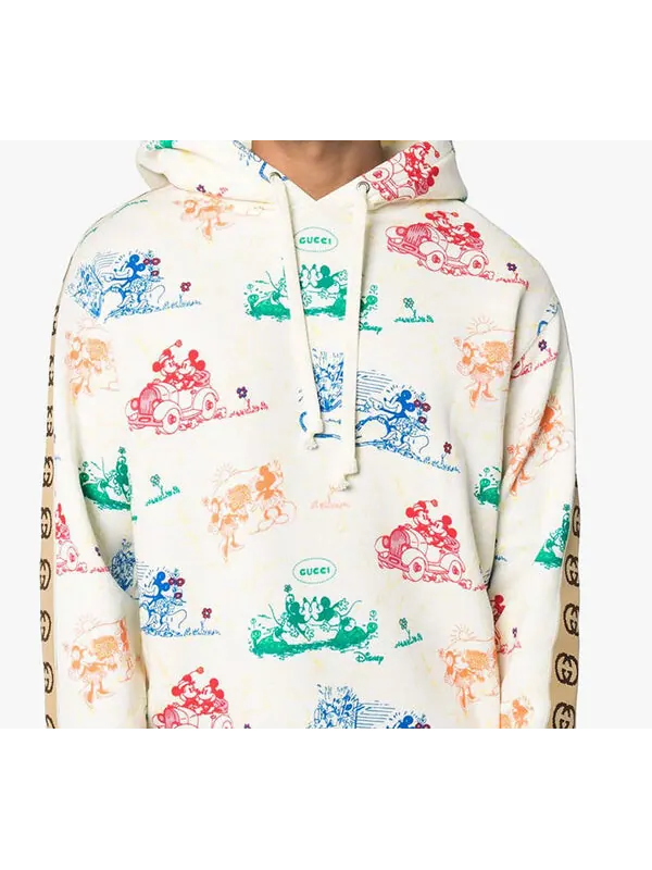 Толстовка Disney Mickey Mouse Printed for Men White — изображение 2 из 4, белый