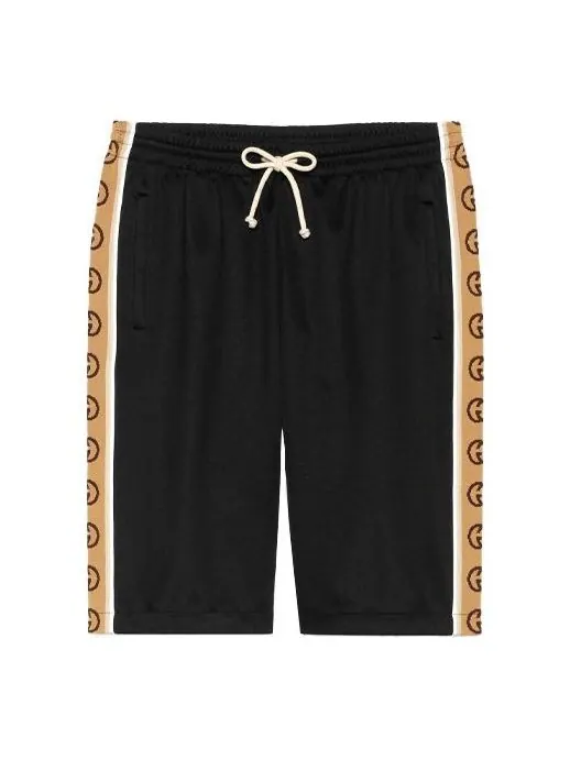 Шорты Gucci Technical Jersey, мужские — изображение 1 из 4, черный