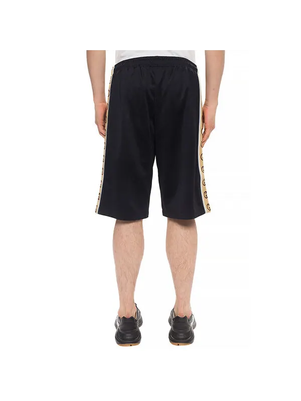 Шорты Gucci Technical Jersey, мужские — изображение 4 из 4, черный