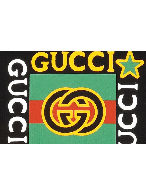 Толстовка Gucci SS20 Back Block Logo, с молнией — изображение 4 из 4, черный