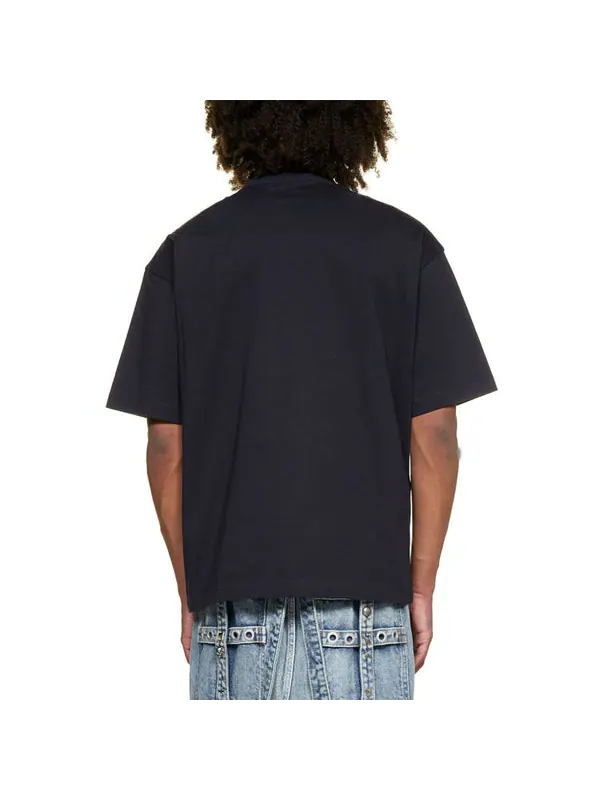 Футболка bb corporate t-shirt medium fit 'navy' Balenciaga — изображение 4 из 4, темно-синий