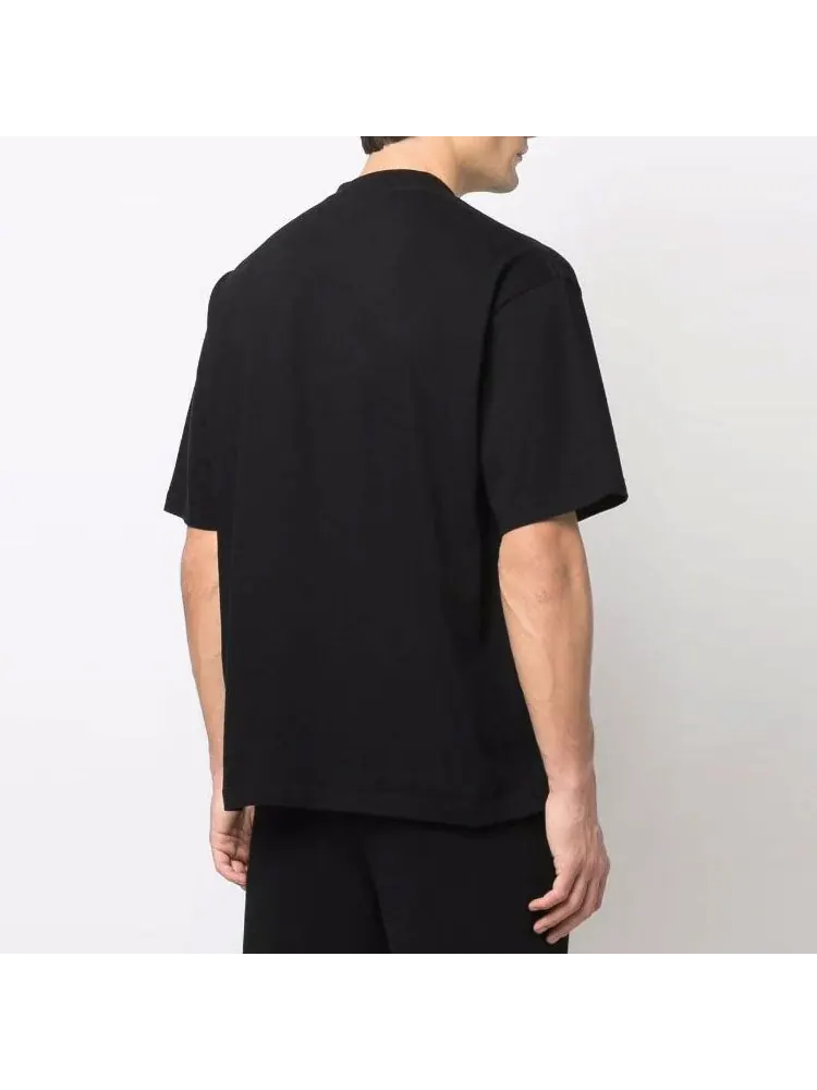 Футболка Balenciaga Slime Logo T-Shirt Medium-Fit 'Black' — изображение 4 из 5, черный