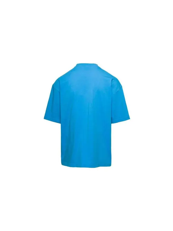 Футболка bb paris icon t-shirt medium fit 'blue sky' Balenciaga — изображение 2 из 2, синий