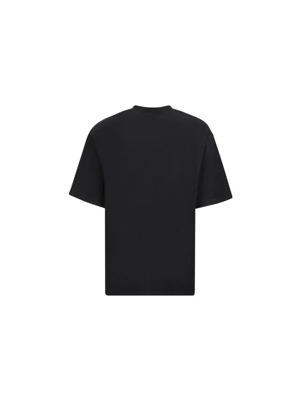 Футболка bb be different t-shirt medium fit 'black' Balenciaga — изображение 2 из 4, черный