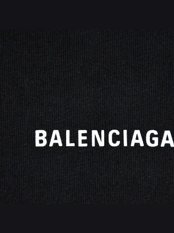 Футболка t-shirt 'black' Balenciaga — изображение 3 из 4, черный
